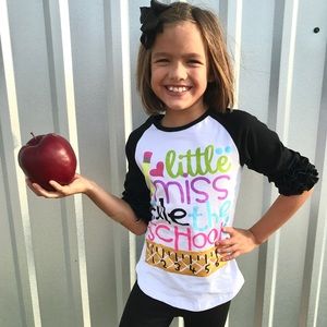 Girl boutique school shirt